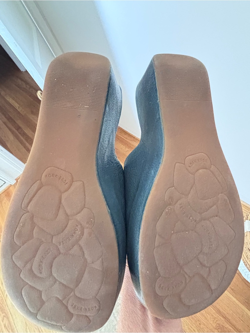 Kork-Ease Teal Leather Slide Mules - Picture 5 of 7